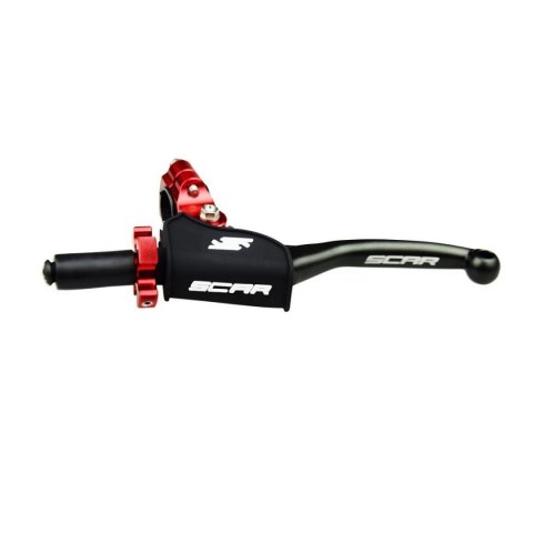 SCAR RACING KLAMKA SPRZĘGŁA (DŹWIGNIA) Z MOCOWANIEM KOMPLETNA KOLOR CZARNY/CZERWONY SCAR RACING KLAMKA SPRZĘGŁA (DŹWIGNIA) Z MOCOWANIEM KOMPLETNA KOLOR CZARNY/CZERWONY