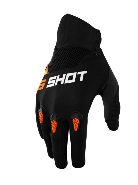 SHOT RACING WYPRZEDAŻ RĘKAWICE MOTO DEVO ORANGE KOLOR CZARNY/POMARAŃCZOWY ROZMIAR 09 SHOT RACING WYPRZEDAŻ RĘKAWICE MOTO DEVO ORANGE KOLOR CZARNY/POMARAŃCZOWY ROZMIAR 09