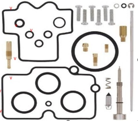 BEARING WORX ZESTAW NAPRAWCZY GAŹNIKA HONDA CRF 450X '05-'06 (26-1470) BEARING WORX ZESTAW NAPRAWCZY GAŹNIKA HONDA CRF 450X '05-'06 (26-1470)