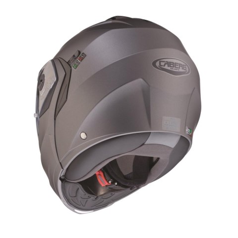 CABERG KASK SZCZĘKOWY FLIP-UP MODEL DUKE X SOLID KOLOR SZARY MAT ROZMIAR XL (PINLOCK W ZESTAWIE) CABERG KASK SZCZĘKOWY FLIP-UP MODEL DUKE X SOLID KOLOR SZARY MAT ROZMIAR XL (PINLOCK W ZESTAWIE)