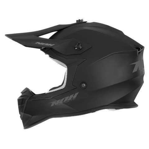 NOX PROMOCJA KASK CROSS / OFFROAD N633 SOLID KOLOR CZARNY MAT ROZMIAR XL (ZAPIĘCIE MIKROMETRYCZNE)