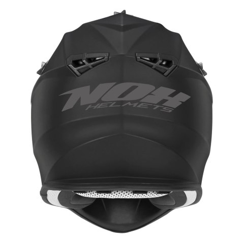 NOX PROMOCJA KASK CROSS / OFFROAD N633 SOLID KOLOR CZARNY MAT ROZMIAR XL (ZAPIĘCIE MIKROMETRYCZNE)