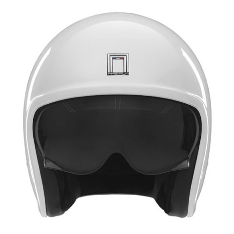 NOX PROMOCJA PREMIUM KASK OTWARTY JET NEXT SOLID KOLOR BIAŁY POŁYSK ROZMIAR L (CIEMNA BLENDA)