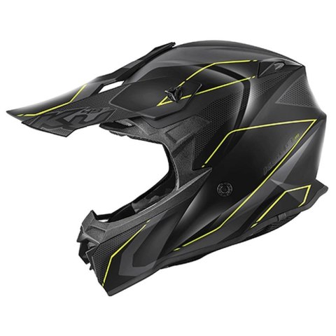 KAPPA KASK KV49 EVO CHASER CROSS KOLOR CZARNY SZARY ŻÓŁTY FLUO MATT ROZMIAR 60 / L ( HOMOLOGACJA ECE 22R06 ) KAPPA KASK KV49 EVO CHASER CROSS KOLOR CZARNY SZARY ŻÓŁTY FLUO MATT ROZMIAR 60 / L ( HOMOLOGACJA ECE 22R06 )