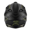 KAPPA KASK KV49 EVO CHASER CROSS KOLOR CZARNY SZARY ŻÓŁTY FLUO MATT ROZMIAR 60 / L ( HOMOLOGACJA ECE 22R06 )