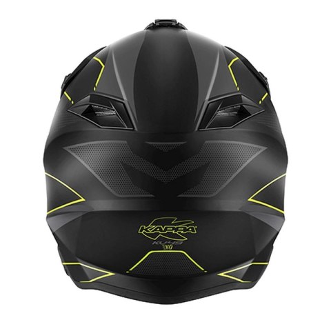 KAPPA KASK KV49 EVO CHASER CROSS KOLOR CZARNY SZARY ŻÓŁTY FLUO MATT ROZMIAR 60 / L ( HOMOLOGACJA ECE 22R06 ) KAPPA KASK KV49 EVO CHASER CROSS KOLOR CZARNY SZARY ŻÓŁTY FLUO MATT ROZMIAR 60 / L ( HOMOLOGACJA ECE 22R06 )