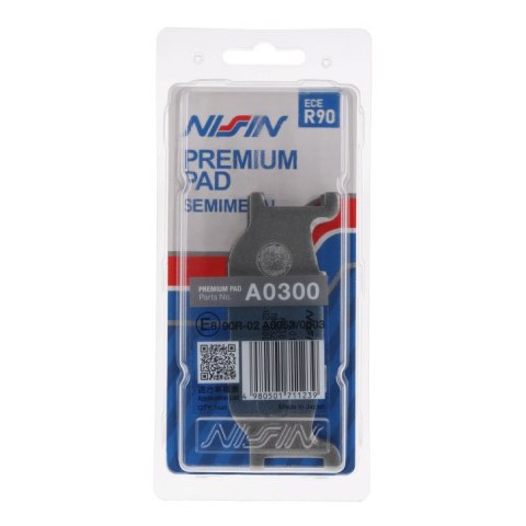 NISSIN 2024/10 KLOCKI HAMULCOWE KH179 PREMIUM SEMI-METALLIC (SPIEK METALICZNY) (ECE R90) (MADE IN JAPAN) (2P-233NS) NISSIN 2024/10 KLOCKI HAMULCOWE KH179 PREMIUM SEMI-METALLIC (SPIEK METALICZNY) (ECE R90) (MADE IN JAPAN) (2P-233NS)