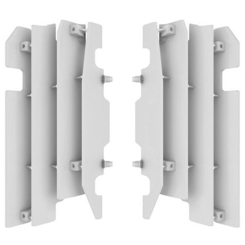 POLISPORT OSŁONY CHŁODNICY (KRATKI-KOMPLET) HONDA CR 125/250 '00-'04, CRF 450R `03-04 KOLOR BIAŁY