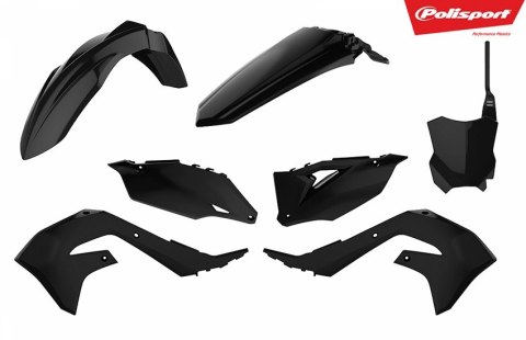 POLISPORT WYPRZEDAŻ KOMPLET PLASTIKÓW KAWASAKI KXF 250 '21-'24; KXF 450 '19-'23 W ZESTAWIE TABLICA PRZEDNIA (8665900003) KOLOR C