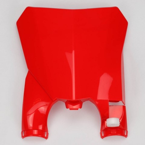 UFO TABLICA NA NUMER STARTOWY HONDA CRF 250R/RX '18-'20 KOLOR CZERWONY (STADIUM Z OSŁONAMI AMORTYZATORÓW) - WYPRZEDAŻ