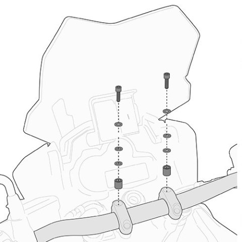 KAPPA ZESTAW MONTAŻOWY DO MOCOWANIA SMART BAR HONDA / KTM / SUZUKI / YAMAHA / KAWASAKI / TRIUMPH KAPPA ZESTAW MONTAŻOWY DO MOCOWANIA SMART BAR HONDA / KTM / SUZUKI / YAMAHA / KAWASAKI / TRIUMPH