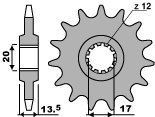 PBR WYPRZEDAZ ZĘBATKA PRZEDNIA 154 13 18NC (ŁAŃC. 428)