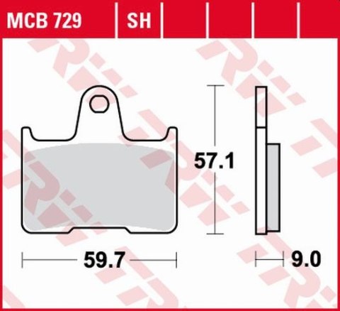 TRW ZF KLOCKI HAMULCOWE KH254 ORGANIC SUZUKI GSXR 600 04-05, GSF 650 05-06, GSXR 750 04-05, GSX 1400 01-07, TYŁ TRW ZF KLOCKI HAMULCOWE KH254 ORGANIC SUZUKI GSXR 600 04-05, GSF 650 05-06, GSXR 750 04-05, GSX 1400 01-07, TYŁ