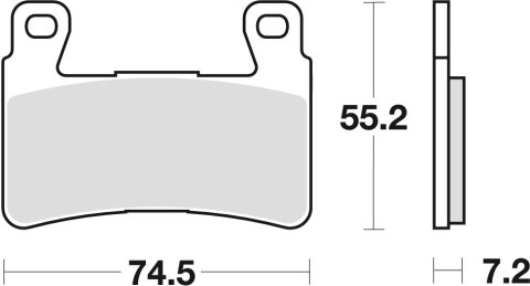 TRW ZF KLOCKI HAMULCOWE KH265 KH296 ORGANIC HONDA CB 1300 F 03-04, HYOSUNG GT 650 09-17, PRZÓD (PROMOCJA) TRW ZF KLOCKI HAMULCOWE KH265 KH296 ORGANIC HONDA CB 1300 F 03-04, HYOSUNG GT 650 09-17, PRZÓD (PROMOCJA)