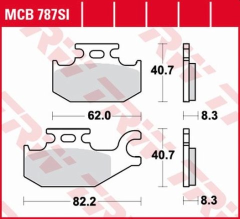 TRW ZF KLOCKI HAMULCOWE KH413 SINTER OFFROAD SUZUKI LTA / LTF 400 08-, LTA 450 06-12, LTA 500 09-, LTA 700 05-07, LTA 750 08-, P TRW ZF KLOCKI HAMULCOWE KH413 SINTER OFFROAD SUZUKI LTA / LTF 400 08-, LTA 450 06-12, LTA 500 09-, LTA 700 05-07, LTA 750 08-, P