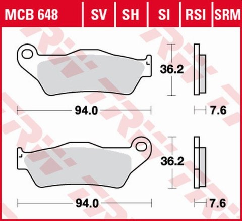 TRW ZF KLOCKI HAMULCOWE KH181 SINTER APRILIA RX 125 '00-'13, BMW G 450X '08-'11, KTM EXC 125 '90-'16, SX 250 '96-, EXC-F 350 '11 TRW ZF KLOCKI HAMULCOWE KH181 SINTER APRILIA RX 125 '00-'13, BMW G 450X '08-'11, KTM EXC 125 '90-'16, SX 250 '96-, EXC-F 350 '11