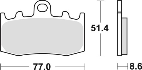 TRW ZF KLOCKI HAMULCOWE KH335 ORGANIC BMW R 1100 S 01-05, R 1150 GS / ADV / R /RT 01-06, K 1200 GT / RS 01-08 K 1200 S 05-09 R12 TRW ZF KLOCKI HAMULCOWE KH335 ORGANIC BMW R 1100 S 01-05, R 1150 GS / ADV / R /RT 01-06, K 1200 GT / RS 01-08 K 1200 S 05-09 R12
