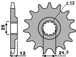 PBR WYPRZEDAZ ZĘBATKA PRZEDNIA 2092 13 18NC VOR 450/580 (ŁAŃC. 520)