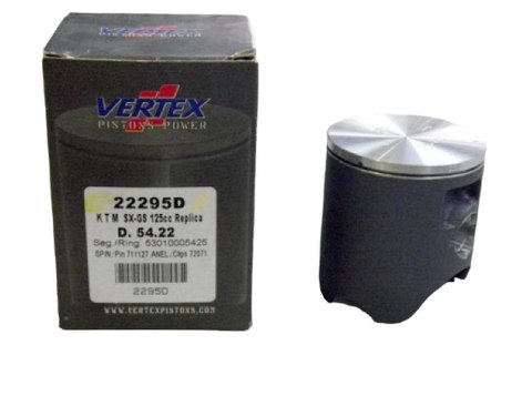 VERTEX TŁOK KTM (2T) SX/GS 125 '87-'93 (PIERŚCIENIE 53010005425 X 1 SZT.) VERTEX TŁOK KTM (2T) SX/GS 125 '87-'93 (PIERŚCIENIE 53010005425 X 1 SZT.)