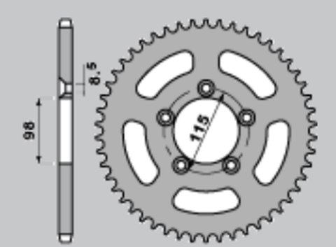 JR WYPRZEDAŻ ZĘBATKA TYLNA ALUMINIOWA T7075 (ERGAL) 4552 50 KTM SX 60 '98-'01, SX 65 '98-'21, HUSQVARNA TC 65 '17-'21 (ŁAŃC. 420 JR WYPRZEDAŻ ZĘBATKA TYLNA ALUMINIOWA T7075 (ERGAL) 4552 50 KTM SX 60 '98-'01, SX 65 '98-'21, HUSQVARNA TC 65 '17-'21 (ŁAŃC. 420