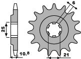PBR WYPRZEDAZ ZĘBATKA PRZEDNIA 331 15 18NC HONDA CB 750K 78 (ŁAŃC. 630) PBR WYPRZEDAZ ZĘBATKA PRZEDNIA 331 15 18NC HONDA CB 750K 78 (ŁAŃC. 630)