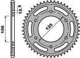 PBR ZĘBATKA TYLNA 4529 45 C45 TRIUMPH 675 DAYTONA (06-16) STREET TRIPLE (08-16) (ŁAŃC. 525) (JTR2014.45)