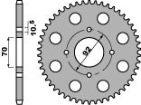 PBR WYPRZEDAZ ZĘBATKA TYLNA 476 44 C45 KAWASAKI Z400/440 (ŁAŃC. 530) PBR WYPRZEDAZ ZĘBATKA TYLNA 476 44 C45 KAWASAKI Z400/440 (ŁAŃC. 530)
