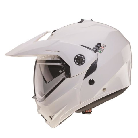 CABERG WYPRZEDAŻ KASK SZCZĘKOWY FLIP-UP ENDURO MODEL TOURMAX (PINLOCK) KOLOR BIAŁY METALIK ROZMIAR XS (5/5 GWIAZDEK W TESTACH SH CABERG WYPRZEDAŻ KASK SZCZĘKOWY FLIP-UP ENDURO MODEL TOURMAX (PINLOCK) KOLOR BIAŁY METALIK ROZMIAR XS (5/5 GWIAZDEK W TESTACH SH