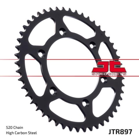 JT ZĘBATKA TYLNA 899 42 KTM SX/EXC (89942JTZBK) (ŁAŃC. 520) KOLOR CZARNY JT ZĘBATKA TYLNA 899 42 KTM SX/EXC (89942JTZBK) (ŁAŃC. 520) KOLOR CZARNY