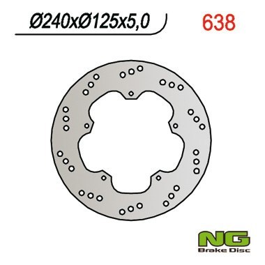 NG TARCZA HAMULCOWA PRZÓD/TYŁ PIAGGIO 125/180/200/250/300/400/500 (240x125x4,5) NG TARCZA HAMULCOWA PRZÓD/TYŁ PIAGGIO 125/180/200/250/300/400/500 (240x125x4,5)