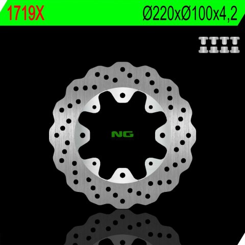 NG TARCZA HAMULCOWA TYŁ KAWASAKI ER F/N 05-17, KLE 650 ABS 07-14, Z 650SX 17-19 WAVE NG TARCZA HAMULCOWA TYŁ KAWASAKI ER F/N 05-17, KLE 650 ABS 07-14, Z 650SX 17-19 WAVE