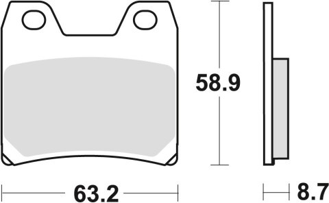 TRW ZF KLOCKI HAMULCOWE KH348 SINTER STREET YAMAHA FZS 1000 FAZER 01-05, XJR 1300 02-16, TYŁ (PROMOCJA) TRW ZF KLOCKI HAMULCOWE KH348 SINTER STREET YAMAHA FZS 1000 FAZER 01-05, XJR 1300 02-16, TYŁ (PROMOCJA)