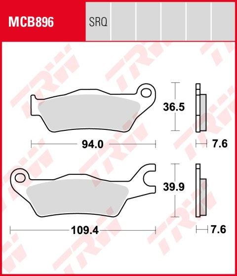 TRW ZF KLOCKI HAMULCOWE KH715 ORGANIC SUZUKI GSX 125 S 18-19, GSXR 125 R 18-19, GSXR 150 R 17-19, HONDA CBF 125 STUNER 06-19, CB TRW ZF KLOCKI HAMULCOWE KH715 ORGANIC SUZUKI GSX 125 S 18-19, GSXR 125 R 18-19, GSXR 150 R 17-19, HONDA CBF 125 STUNER 06-19, CB