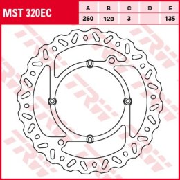 TRW ZF TARCZA HAMULCOWA PRZÓD HUSQVARNA WR / CR / TE / TC 125 - 610 98-13