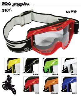 PROGRIP GOGLE PG3101-106 ATZAKI KID DZIECIĘCE KOLOR POMARAŃCZOWY (SZYBA PG3111 PRZEZROCZYSTA 1MM, NO FOG, ANTI UV) (PG3101OR) (3