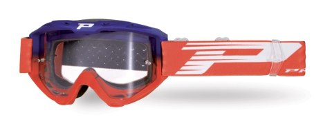 PROGRIP GOGLE PG3450-338 LS RIOT KOLOR NIEBIESKI CZERWONY (SZYBA PG3210, NO FOG, NO SCRACHT) (3450-338 TR) - PROMOCJA - STD CENA