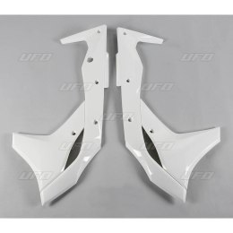 UFO OSŁONY CHŁODNICY KAWASAKI KXF 250 '17-'20 KOLOR BIAŁY - WYPRZEDAŻ