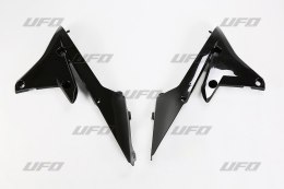UFO OSŁONY CHŁODNICY YAMAHA YZF 250 '14-'18, YZF 450 '14-'17, WRF 250 '15-'19, WRF 450 '16-'18, KOLOR CZARNY - WYPRZEDAŻ