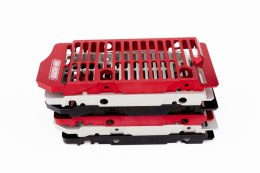 FM-PARTS OSŁONY CHŁODNICY (KRATKI) ALUMINIUM BETA '20-'23 KOLOR CZERWONY