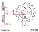 JT ZĘBATKA PRZEDNIA 276 15 HONDA CB 400N '81-'83 (27615JT) (ŁAŃC. 520)