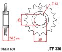 JT ZĘBATKA PRZEDNIA 333 15 HONDA CB 750 F/K '79-80' (RC01)(33315JT) (ŁAŃC. 630)