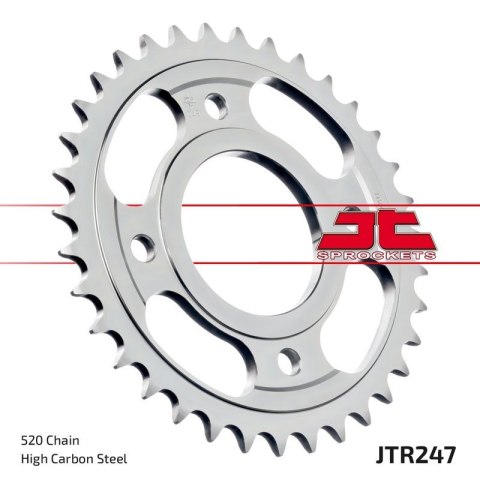 JT ZĘBATKA TYLNA 247 41 HONDA CB/CBX 250 '78-84', CB 400 N/T '81-83' (24741JT) (ŁAŃC.520) JT ZĘBATKA TYLNA 247 41 HONDA CB/CBX 250 '78-84', CB 400 N/T '81-83' (24741JT) (ŁAŃC.520)