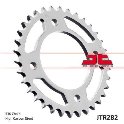 JT ZĘBATKA TYLNA 282 37 HONDA CB 500F/K '78-'80 (28237JT) (ŁAŃC. 530) JT ZĘBATKA TYLNA 282 37 HONDA CB 500F/K '78-'80 (28237JT) (ŁAŃC. 530)
