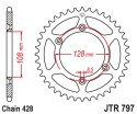 JT ZĘBATKA TYLNA 4488 51 KAWASAKI KLX 125 '03-06, SUZUKI DR-Z 125 '03-20 (448851JT) (ŁAŃC. 428)