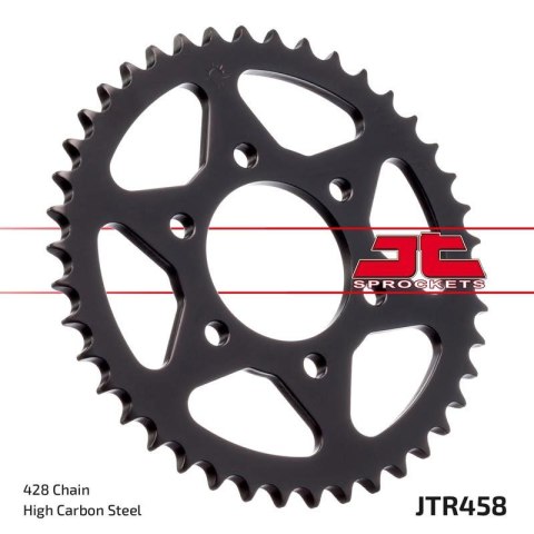 JT ZĘBATKA TYLNA 826 36 KAWASAKI KH 100 '93-94', KH 125 '83-94' (6 OTWOTÓW) (82636JT) (ŁAŃC.428)