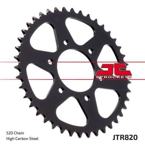 JT ZĘBATKA TYLNA 829 42 SUZUKI DR 250 '82-87, SP 250 '82-85, DR 370 '78-79, SP 370 '77-82 (82942JT) (ŁANC. 520) JT ZĘBATKA TYLNA 829 42 SUZUKI DR 250 '82-87, SP 250 '82-85, DR 370 '78-79, SP 370 '77-82 (82942JT) (ŁANC. 520)