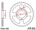 JT ZĘBATKA TYLNA 832 38 YAMAHA DT 50 '86-88, DT 50R '91-96 (83238JT) (ŁAŃC. 420)
