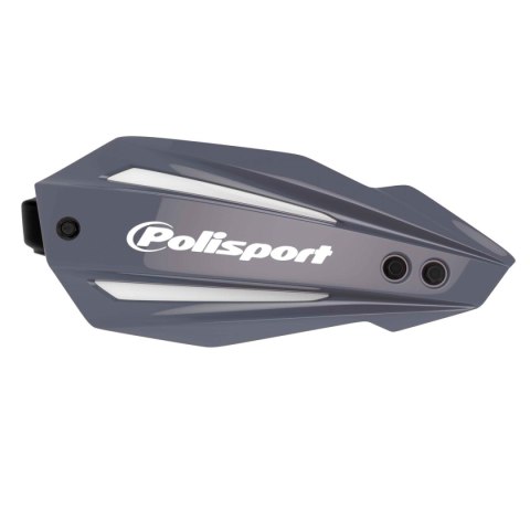 POLISPORT OSŁONY RĄK (HANDBARY) MODEL BULLIT FULL WRAP AROUND Z UNIWERSALNYM ZESTAWEM MONTAŻOWYM 22/28 KOLOR SZARY POLISPORT OSŁONY RĄK (HANDBARY) MODEL BULLIT FULL WRAP AROUND Z UNIWERSALNYM ZESTAWEM MONTAŻOWYM 22/28 KOLOR SZARY