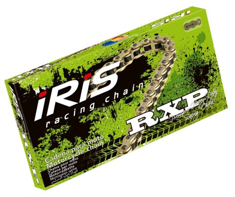 IRIS 420 RXP-126 ŁAŃCUCH NAPĘDOWY (126-OGNIW) BEZ O-RINGÓW (OTWARTY + ZAPINKA) KOLOR ZŁOTY (MOTOCROSS DO 85CC) (21,0KN) IRIS 420 RXP-126 ŁAŃCUCH NAPĘDOWY (126-OGNIW) BEZ O-RINGÓW (OTWARTY + ZAPINKA) KOLOR ZŁOTY (MOTOCROSS DO 85CC) (21,0KN)