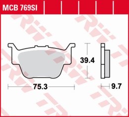 TRW ZF KLOCKI HAMULCOWE KH SINTER OFFROAD HONDA TRX 450 '04-'09, TRX 650 '03-'05, TRX 680 '06-'13, TRX 420 '09-, TYŁ, KYMCO URBA